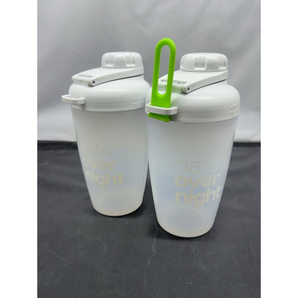 Oats Overnight Shaker Bottles – Leakproof with Secure Screw Cap Set of 2